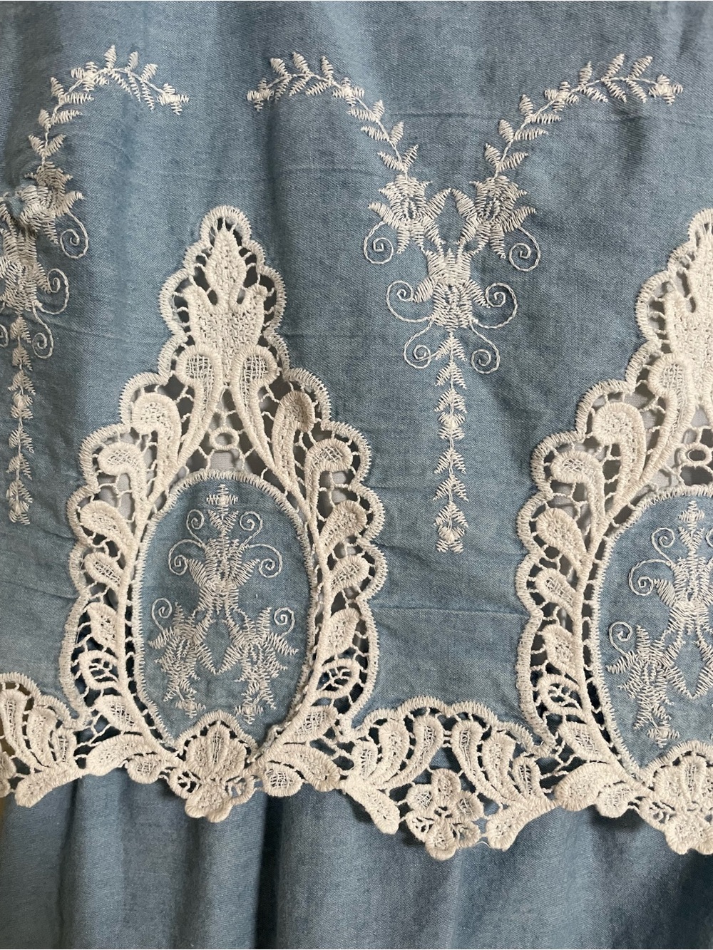 Maison Jules Provence Chambray Dress S - Picture 7 of 8